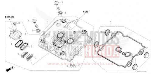 CYLINDER HEAD COVER CL500AS de 2025